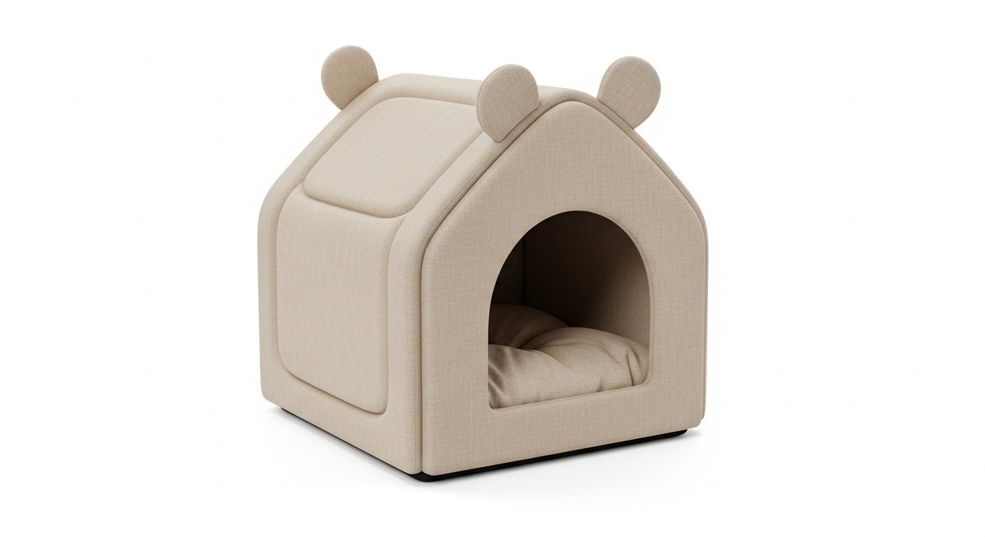Premium Indoor Pet House Bed – Soft, Washable & Cozy Pet Bed