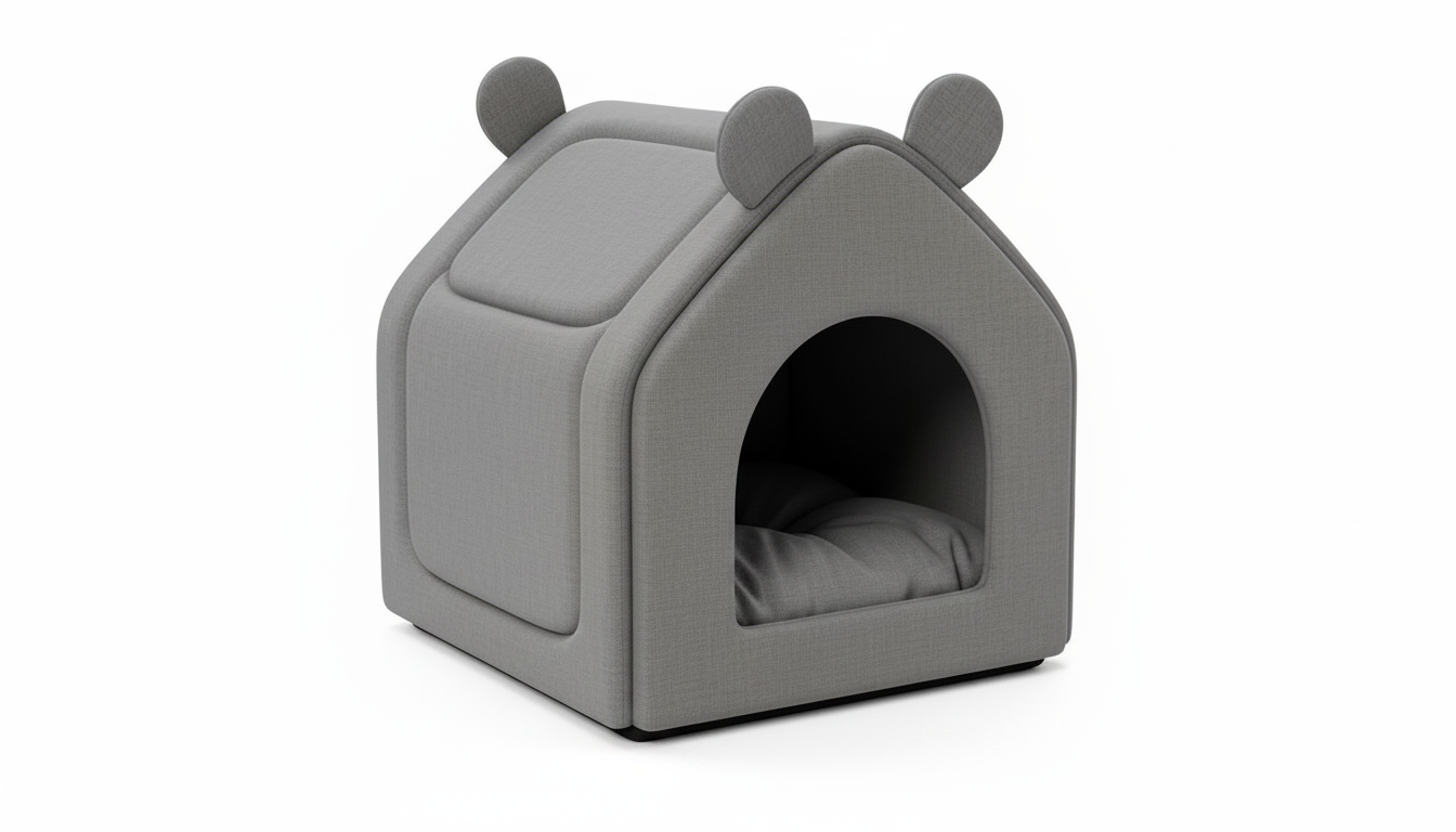 Premium Indoor Pet House Bed – Soft, Washable & Cozy Pet Bed - Image 2
