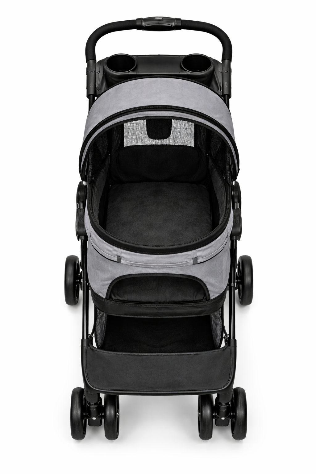 Premium Pet Stroller for Dogs and Cats – Foldable, Comfortable, and Easy to Maneuver with Mesh Window - Image 2