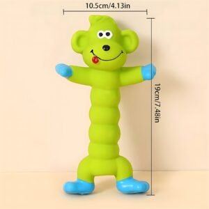 Durable Latex Squeaky Dog Toy – Interactive Chew Toy for Puppies & Small Dogs
