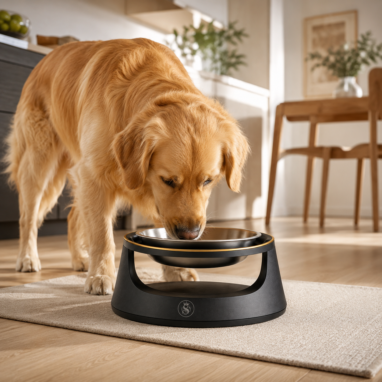 Elevated Pet Feeding Bowl with Open Support Frame - Image 5