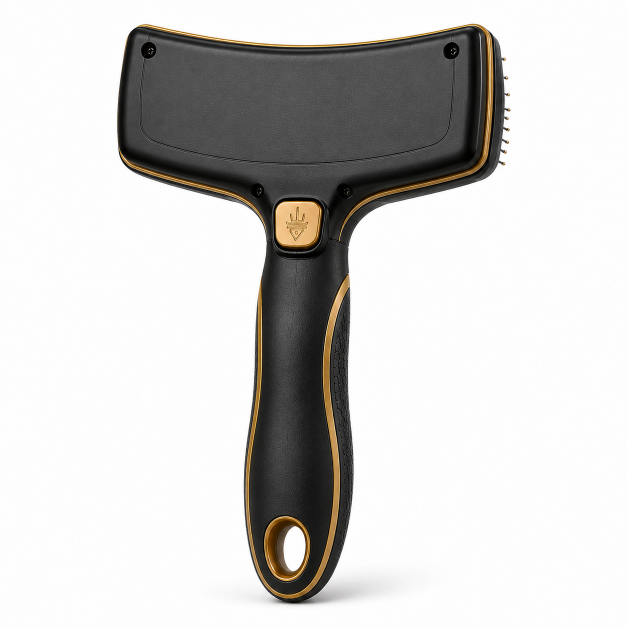 Self-Cleaning Slicker Brush with Curved Pin Pad - Image 3