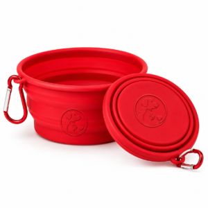 Collapsible Silicone Pet Bowl – Portable Travel Food & Water Bowl for Dogs & Cats