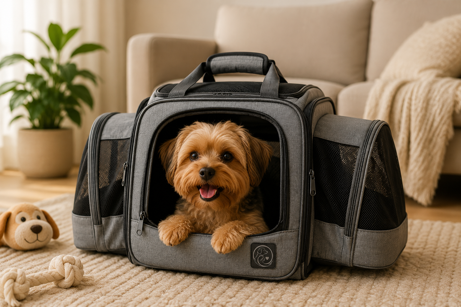 Premium Expandable Pet Travel Carrier – Airline Approved, Soft-Sided & Foldable - Image 4